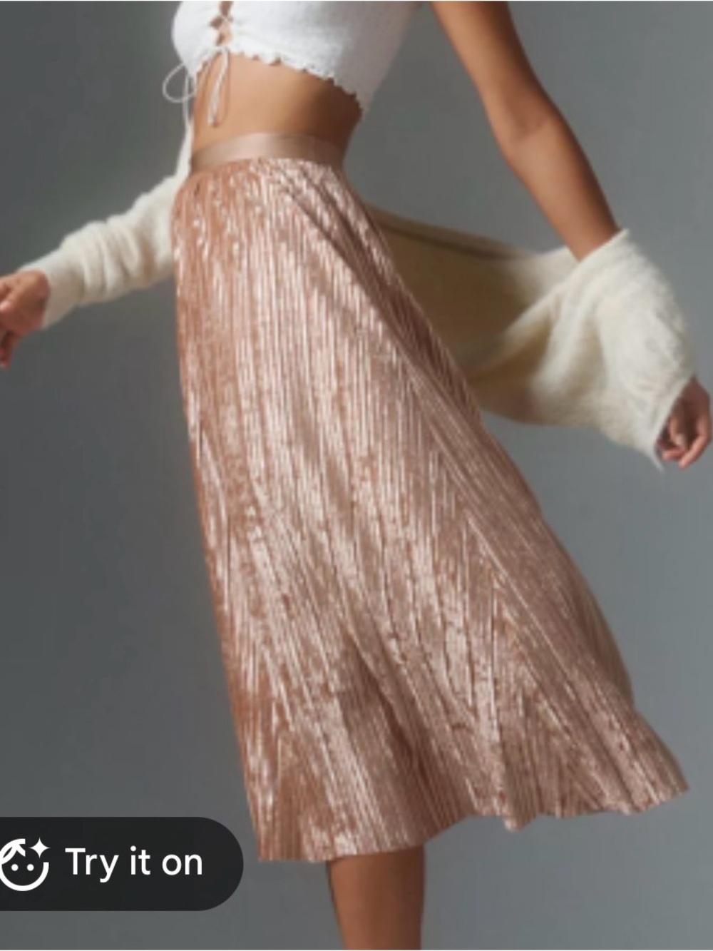 Beyond Yoga uptown skirt in pink velvet